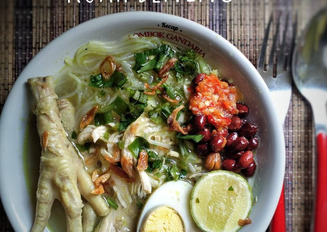 Langkah Mudah untuk Menyiapkan Soto ayam kuah bening, Enak