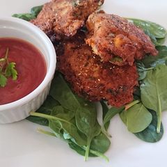 A picture of Tinned fish cakes #Pilchards.