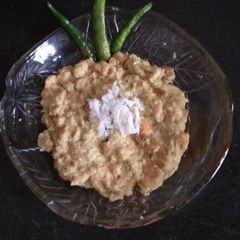 A picture of Chingri bhapa.