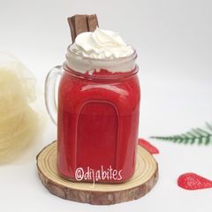A picture of Red velvet milkshake.