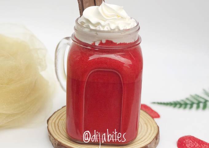 Recipe of Super Quick Homemade Red velvet milkshake