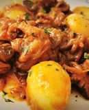 Pulpitos encebollados con patatas