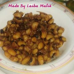 A picture of Lobia Masala.