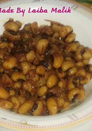 A picture of Lobia Masala.