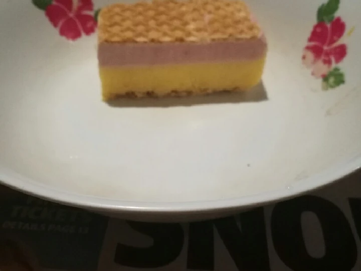 Easy Steps to Make Vanilla, mango & raspberry ice cream slice the Perfect Can spoil the tongue