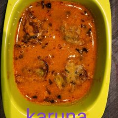 A picture of Tomato pakoda curry Sindhi style.
