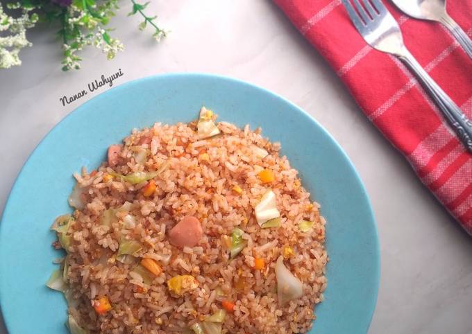 Ternyata begini loh! Resep bikin Nasi goreng saos tiram dijamin lezat