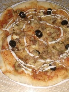 صورة لوصفة بيتزا