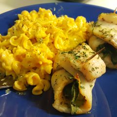 A picture of Tilapia Wrapped Spinach.