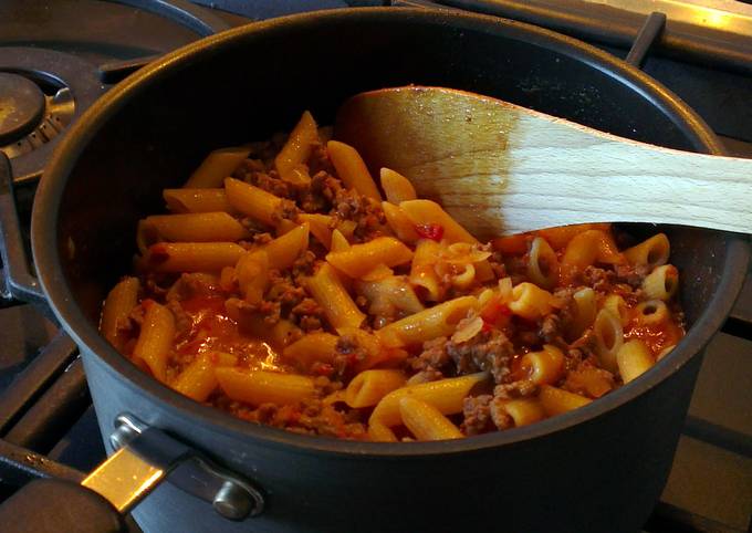 Recipe of Jamie Oliver Pasta Bolognese
