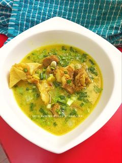 Foto resep Soto kuning bogor