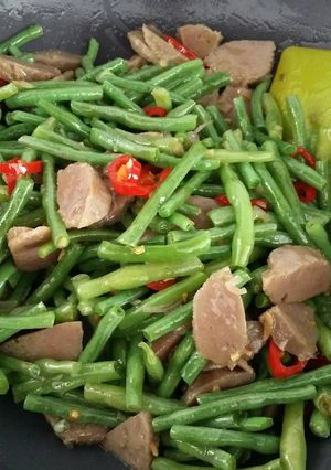 Foto resep Tumis Kacang Panjang Bakso