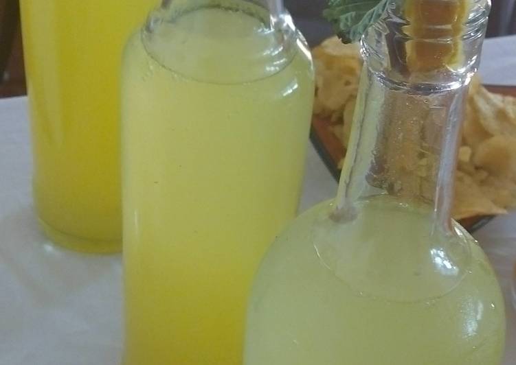 Steps to Prepare Homemade Home made lemonade with a wist!