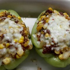 A picture of Stuffed Chayote Squash.