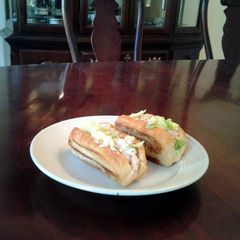A picture of Toasted Shrimp Salad "Boats".