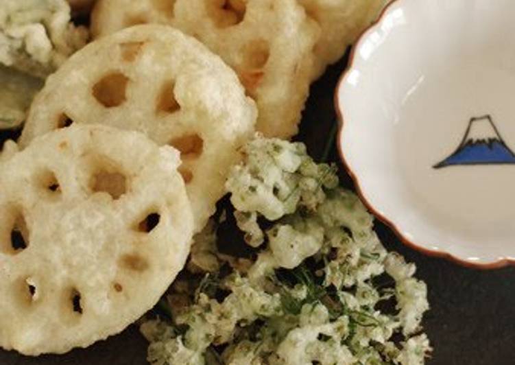 Simple Way to Make Favorite Chive Blossom Tempura