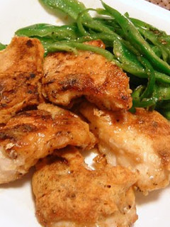 A picture of Chicken Breast with Crispy and Creamy Cheese Coating.