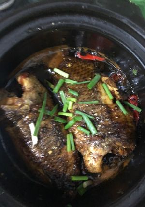 Hình của món Cá rô kho.