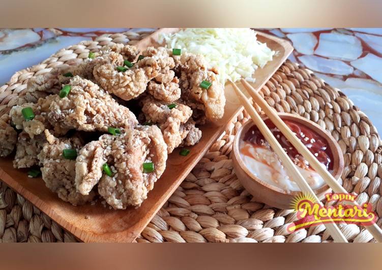 Resep: Chicken karaage | resep asli versi halal yang Gurih