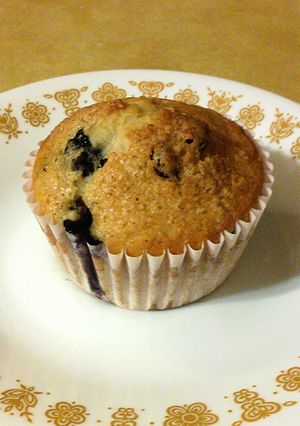 A picture of Low Fat Cran-Blueberry Muffins.