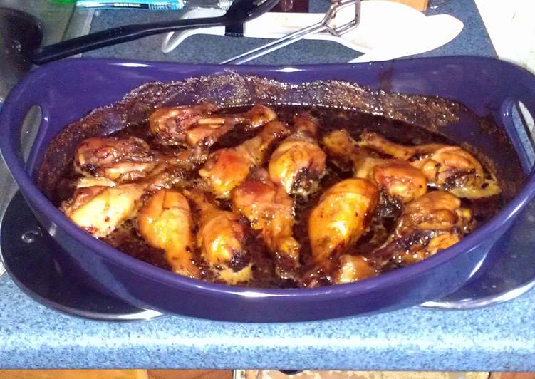 Simple Way to Prepare Homemade Honey Teriyaki Chicken Wings