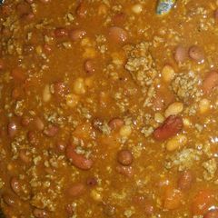 A picture of Three beans chilli.
