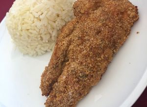 Una foto de Pollo con apanado de avena (sin gluten)