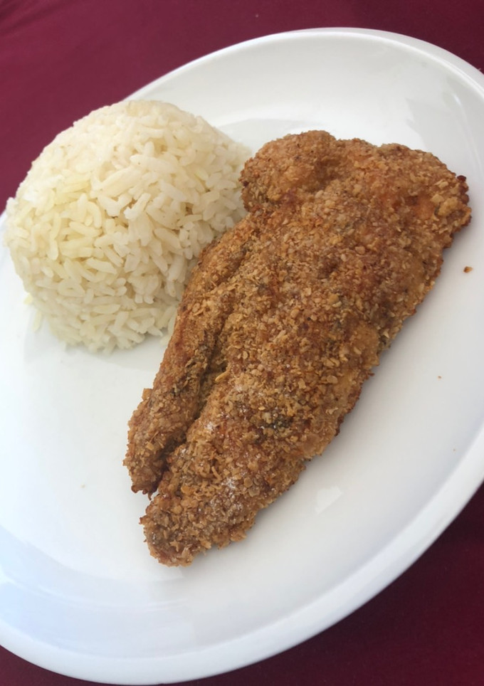 Una foto de Pollo con apanado de avena (sin gluten)