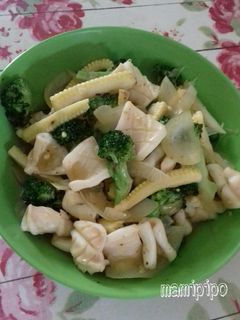 Foto resep Tumis Cumi brokoli