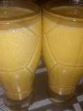 Mix jugo mango con plátanos