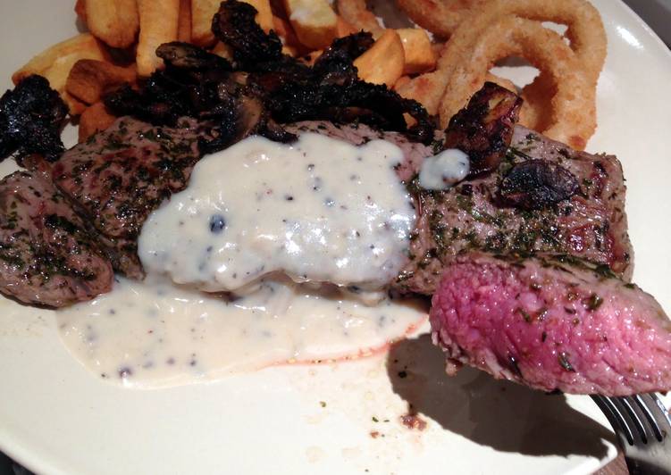 Easiest Way to Prepare Ultimate Peppercorn Sauce For Steak