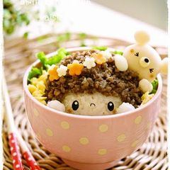 A picture of Little Ms. Rice Bowl.