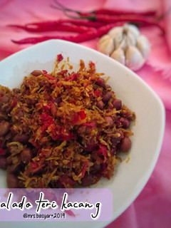 Foto resep Balado teri kacang