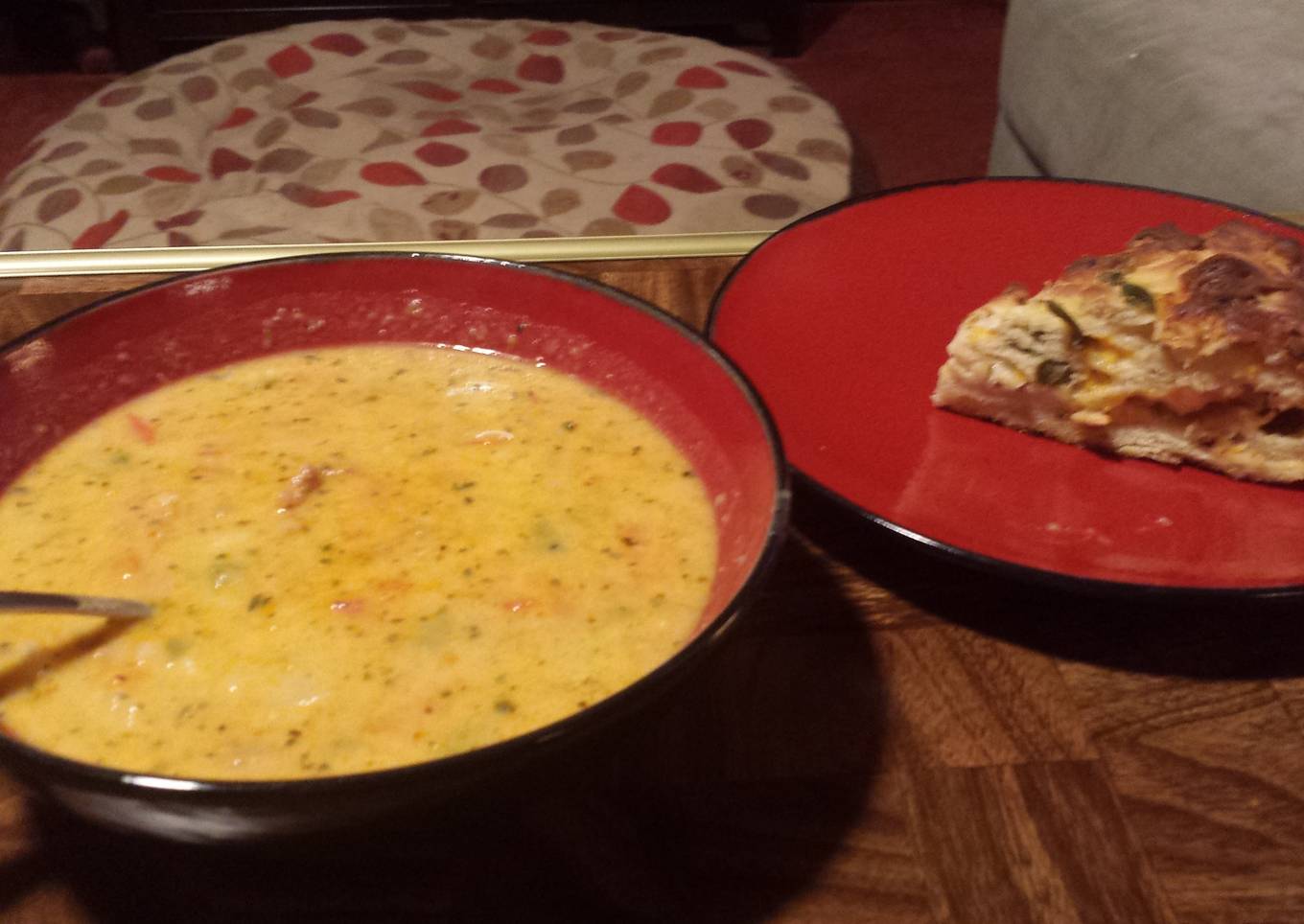 Chorizo and Cheese Chowder