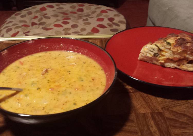 Recipe: Perfect Chorizo and Cheese Chowder