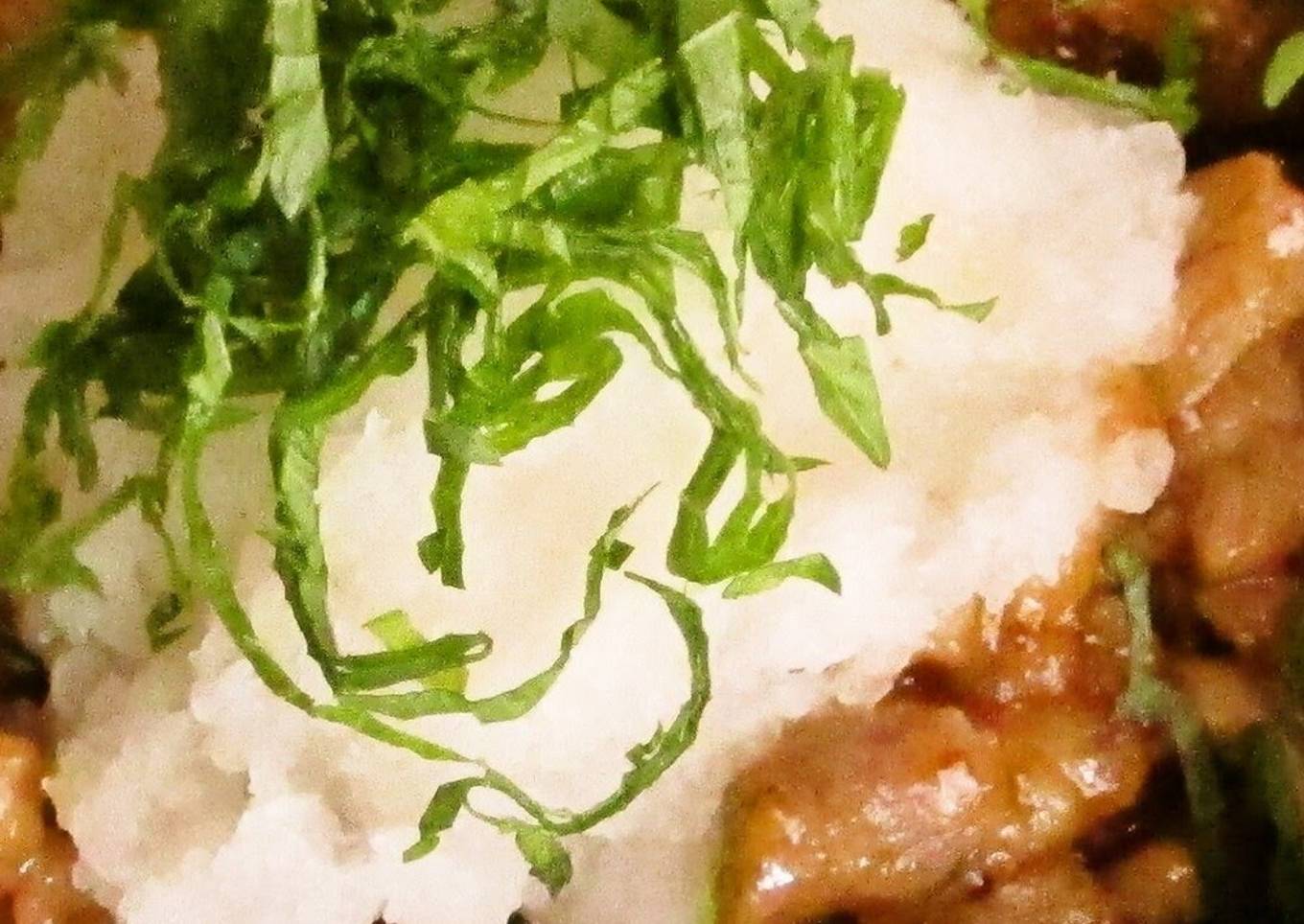 Pork & Grated Daikon Nanban Rice Bowl