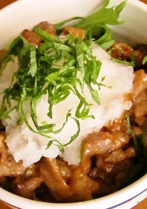 A picture of Pork & Grated Daikon Nanban Rice Bowl.