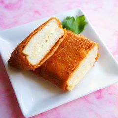 A picture of For Bento & Hanami (Cherry Blossom Viewing) Inarizushi Made with Bread.