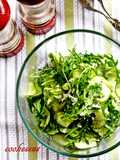 Zucchini and Rocket Carpaccio Salad