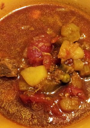A picture of Ms. Kipper's Veggie Soup.