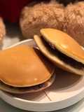 Easy Thin-Skinned Mochi Dorayaki with Pancake Mix