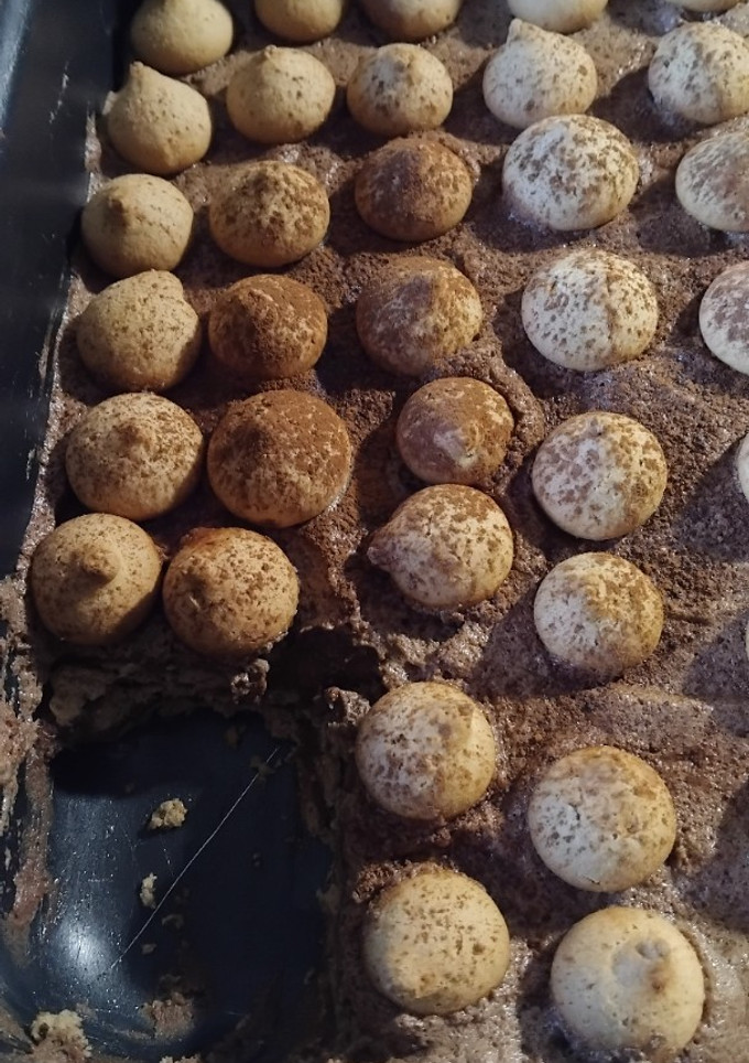 Una foto de 🎂 Tarta de galletas 🍪 y natillas de chocolate 🍫