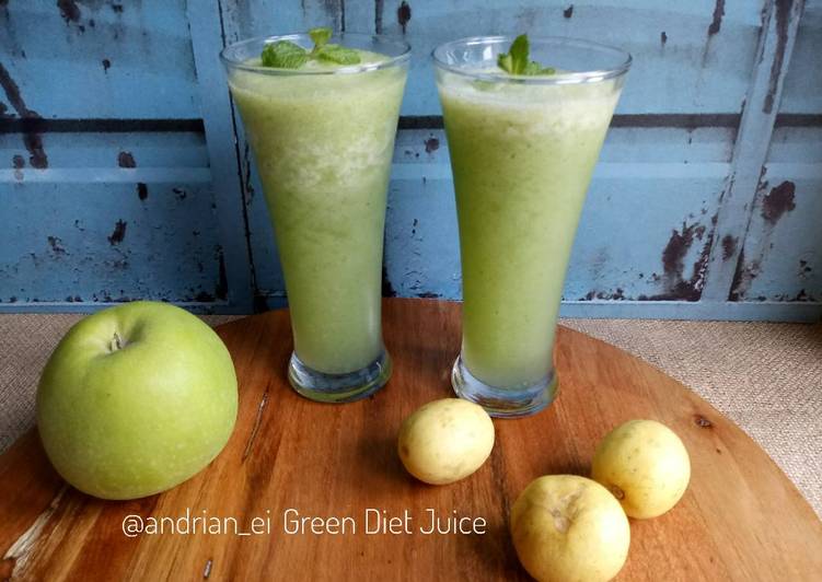 Cara Gampang Membuat Green Diet Juice, Enak