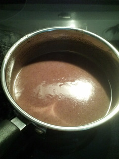 A picture of Brown Sugar Sauce for Bread Pudding.