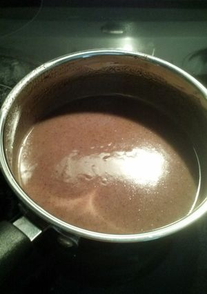 A picture of Brown Sugar Sauce for Bread Pudding.