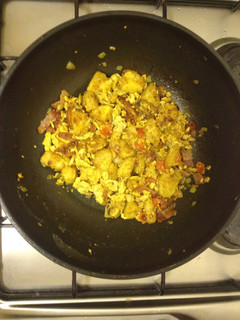 A picture of Scrambled Egg N Bacon And Potatoes.