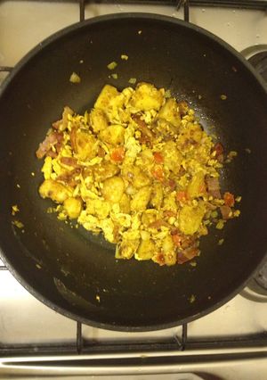 A picture of Scrambled Egg N Bacon And Potatoes.