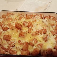A picture of Zen's Fresh Tater Tot Hot Dish.