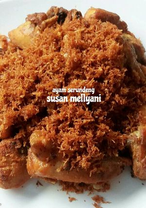 Foto resep Ayam serundeng🍗