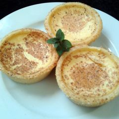 A picture of Ladybirds Baked Custard Tarts.